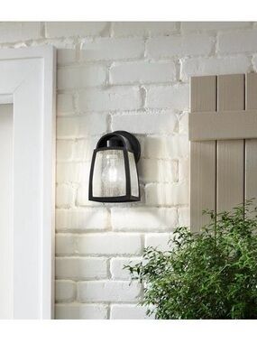 New Home Decorators Outdoor Wall Lantern Sconce - Black